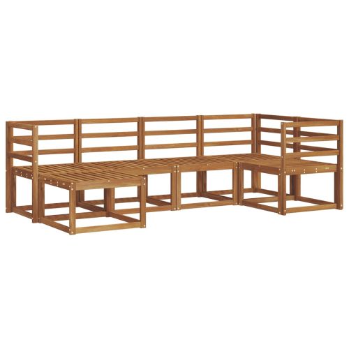 Комплект дивани за открито 6 pcs Естествен