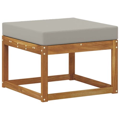 Комплект дивани за открито 7 pcs Естествено и светло сиво