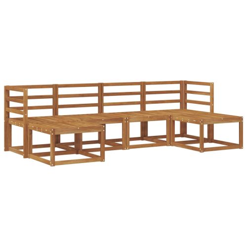 Комплект дивани за открито 6 pcs Естествен