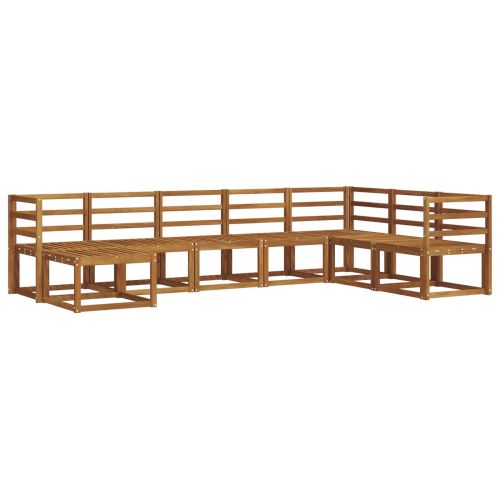 Комплект дивани за открито 8 pcs Естествен