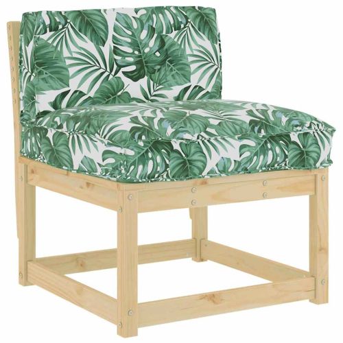 Възглавница Мотив с листа 80 x 40 x 12 cm Оксфордска тъкан