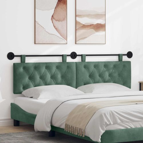 Висяща табла Морско зелено 170 x 55 x 7 см Кадифе