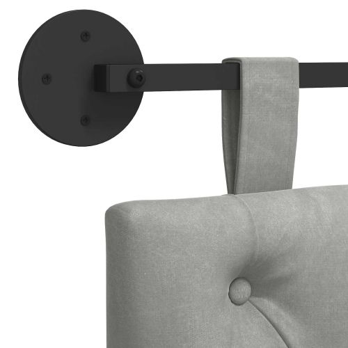 Висяща табла Светлосиво 210 x 55 x 7 см Кадифе