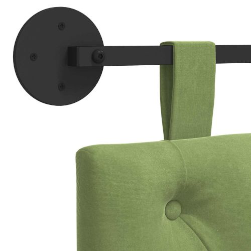 Висяща табла Светло зелено 210 x 55 x 7 см Кадифе