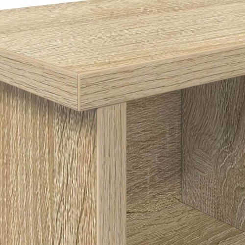 Стенен закачалка за палта с рафт дъб сонома 50 x 16 x 26 см