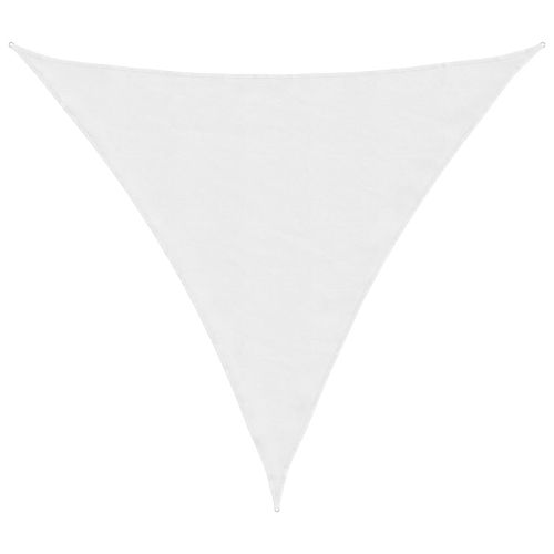 Слънцезащитно платно, Оксфорд плат, триъгълно, 5x5x5 м, бяло