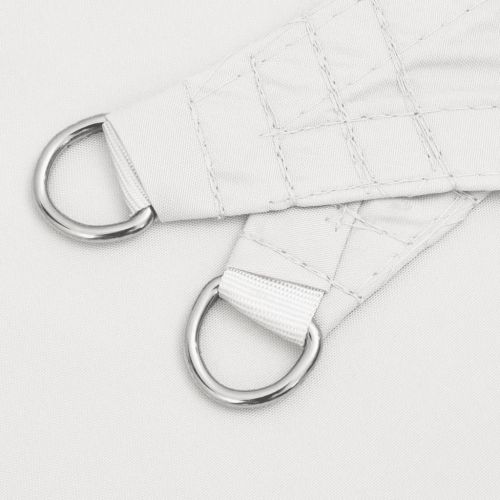 Слънцезащитно платно, Оксфорд плат, триъгълно, 5x5x5 м, бяло