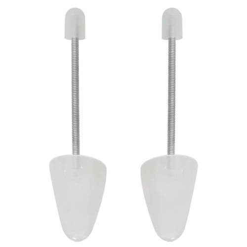 Калъпи за обувки, 5 чифта, бели, EU 38-44, пластмаса