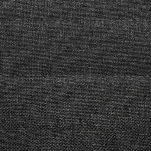 Трапезни столове, 4 бр, сиви, масивно дърво каучук и текстил