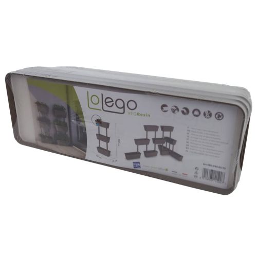 Градински сандъци, 6 бр, 100 см, таупе