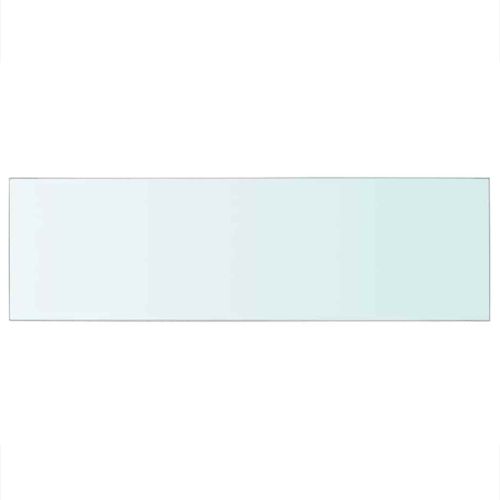 Плоча за рафт, прозрачно стъкло, 80 x 25 см