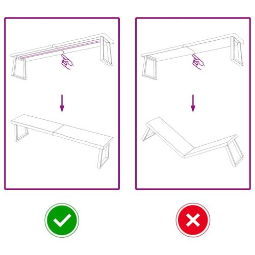Плот за баня светлокафяв 180x40x(2-4) см обработено дърво масив