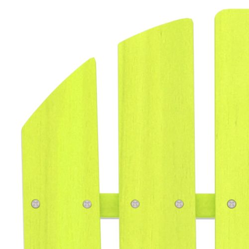 2-местен градински стол "Адирондак", чам масив, зелен