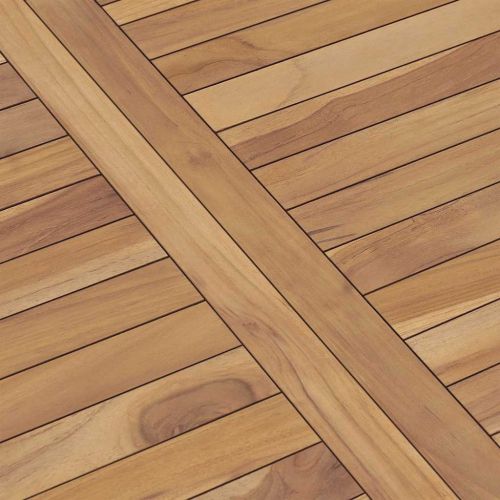 Градинска трапезна маса, 120x70x77 см, тик масив