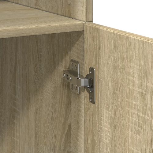 Висок шкаф, сонома дъб, 80x42,5x185 см, инженерно дърво