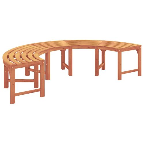 Дървесен бенч 2 pcs Естествен 160 x 80 x 45 см