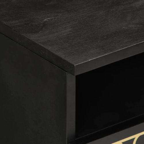 Маса за кафе, 80x54x40 см, мангово дърво масив