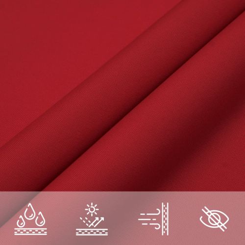 Платно-сенник, Оксфорд текстил, квадратно, 4x4 м, червено