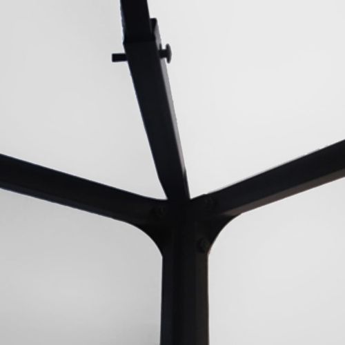 Шатра с LED светещи стрингове, бяла, 3х4 м