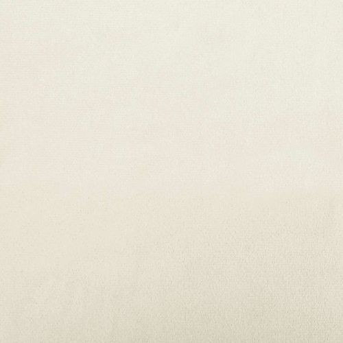 Релаксиращ стол, кремавобял, кадифе