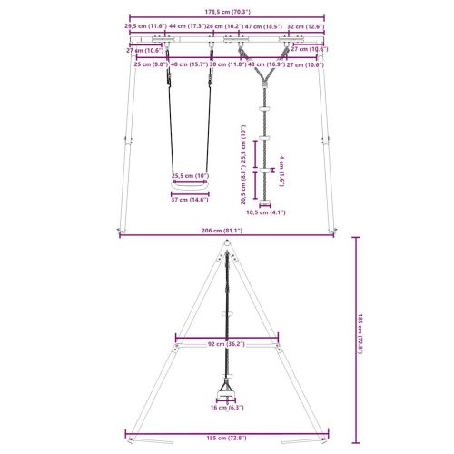Външен комплект с люлка седалка и люлка с дискове