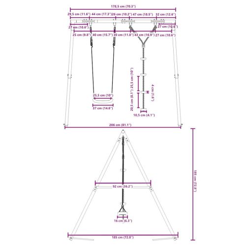 Външен комплект с люлка седалка и люлка с дискове