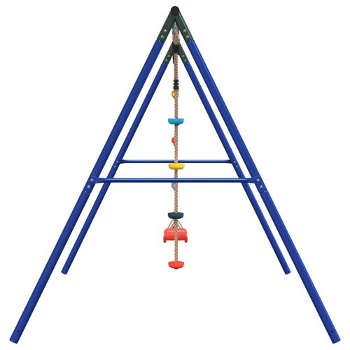 Външен комплект с люлка седалка, стълба и люлка с дискове