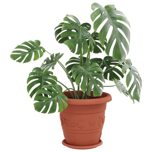 Саксии за растения 24 pcs Червено тухла Ø 39 x 32 см Пластмаса