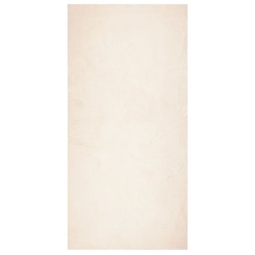 Килим HUARTE с къс косъм, мек и миещ се, бежов, 100x200 см