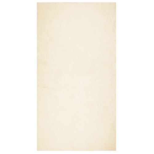 Килим HUARTE с къс косъм, мек и миещ се, кремав, 80x150 см