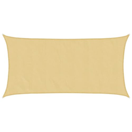 Слънцезащитно платно пясъчно 4x2 м 100% полиестер Оксфорд