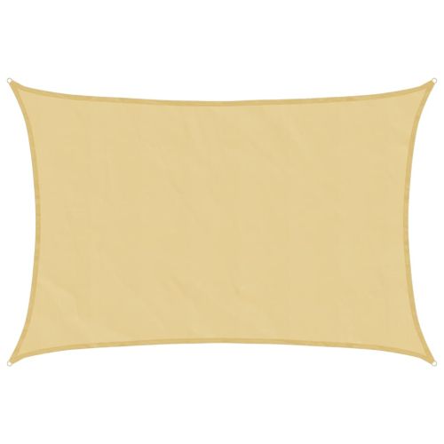 Слънцезащитно платно пясъчно 5x3,5 м 100% полиестер Оксфорд