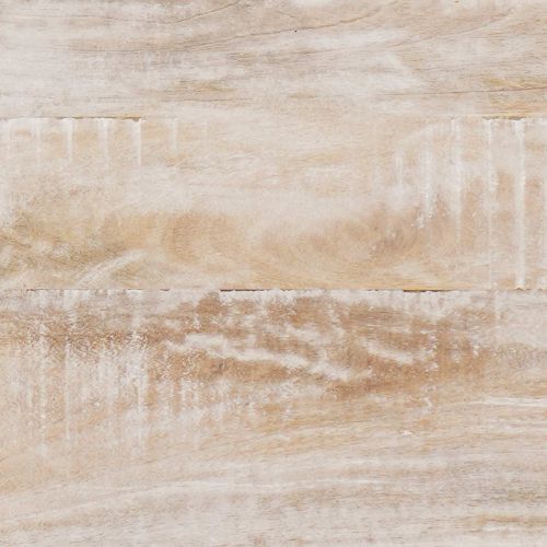 Леглов шкаф Бяло 50 x 33 x 60 см Солидно мангово дърво