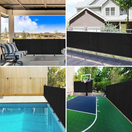 Засенчваща мрежа черна 1,2x25 м HDPE 75 г/м²