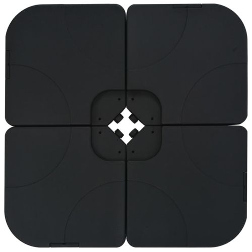 Градински чадър, с преносима основа, антрацит