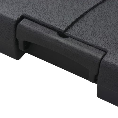 Градински чадър, с преносима основа, антрацит