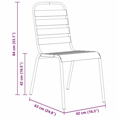 Комплект за хранене в градината 5 pcs Антрацит
