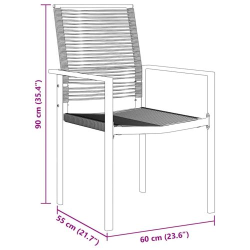 Комплект за хранене в градината 3 pcs Черно