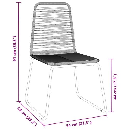 Комплект за хранене в градината 3 pcs Черно