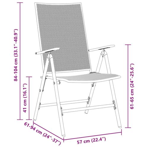 Комплект за хранене в градината 5 pcs Антрацит