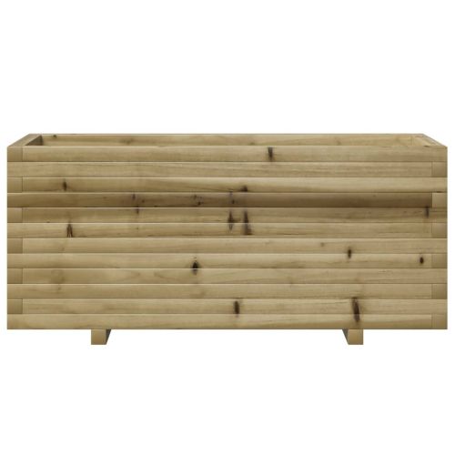 Градинска кашпа 110x40x49,5 см импрегниран бор
