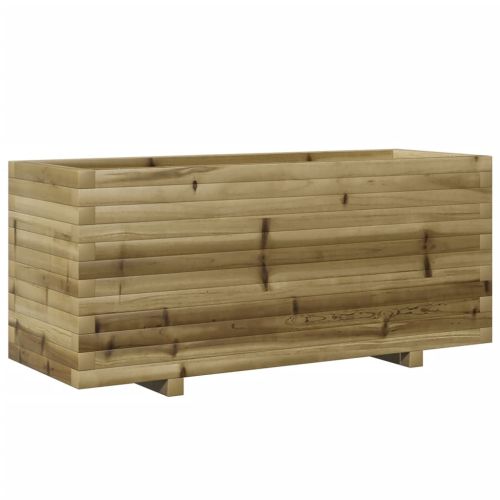 Градинска кашпа 110x40x49,5 см импрегниран бор