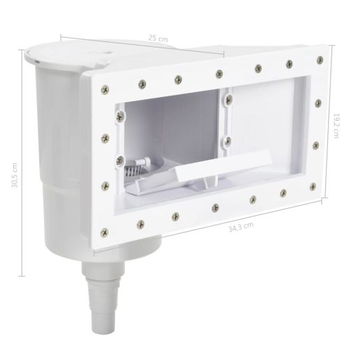 Скимер за басейн с широк отвор, 11 части, 34,3x25x30,5 см