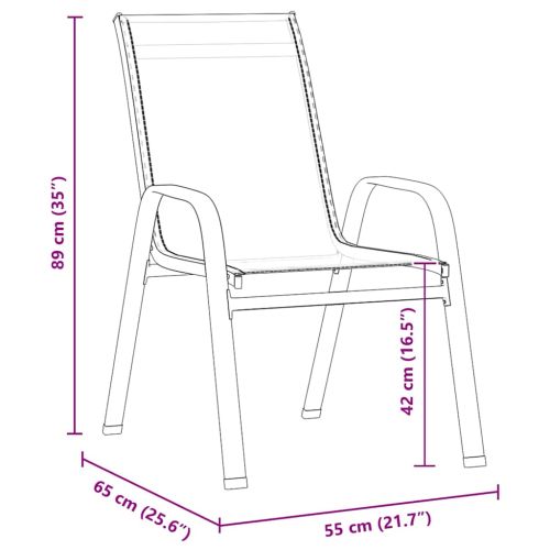 Комплект за хранене в градината 5 pcs Черно