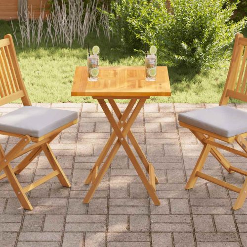 Плот за маса, тиково дърво масив, 60x60x2,5 cм