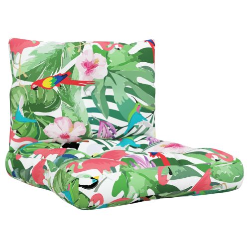 Палетни възглавници, 2 бр, многоцветни, плат Оксфорд