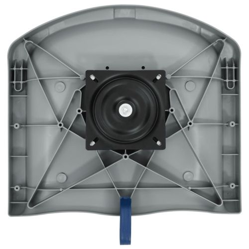 Сгъваеми седалки за лодка от 4 части със синьо-бяла възглавница