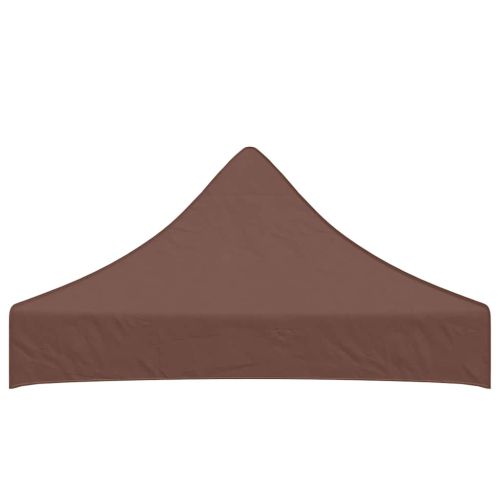 Покривало за парти шатра, 2x2 м, кафяво, 270 г/м²