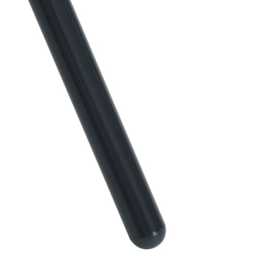 Стифиращи градински столове 5 части антрацит боядисана стомана