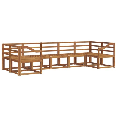 Комплект дивани за открито 7 pcs Естествен